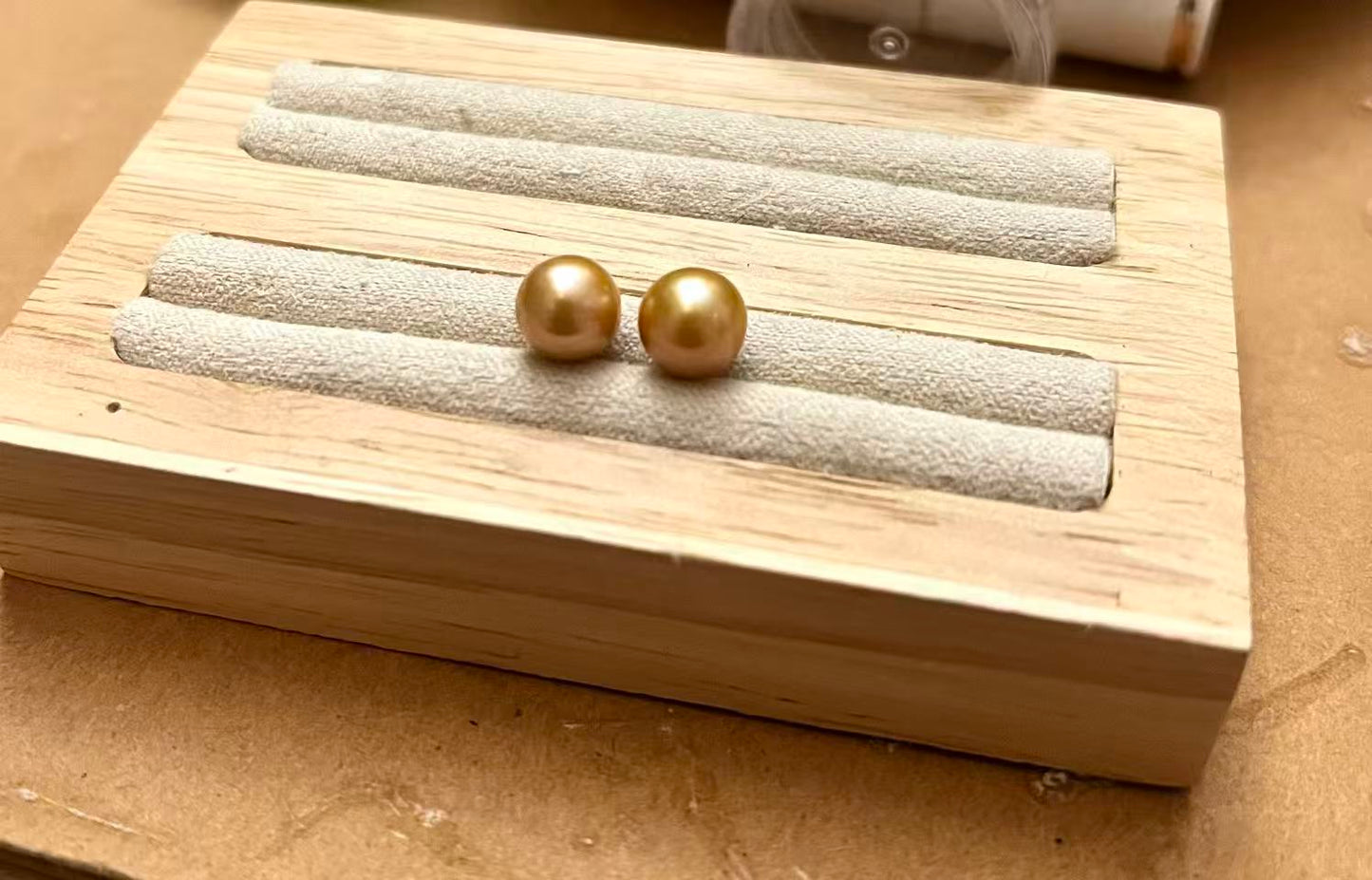 7.4 mm 極致南洋珍珠耳環
