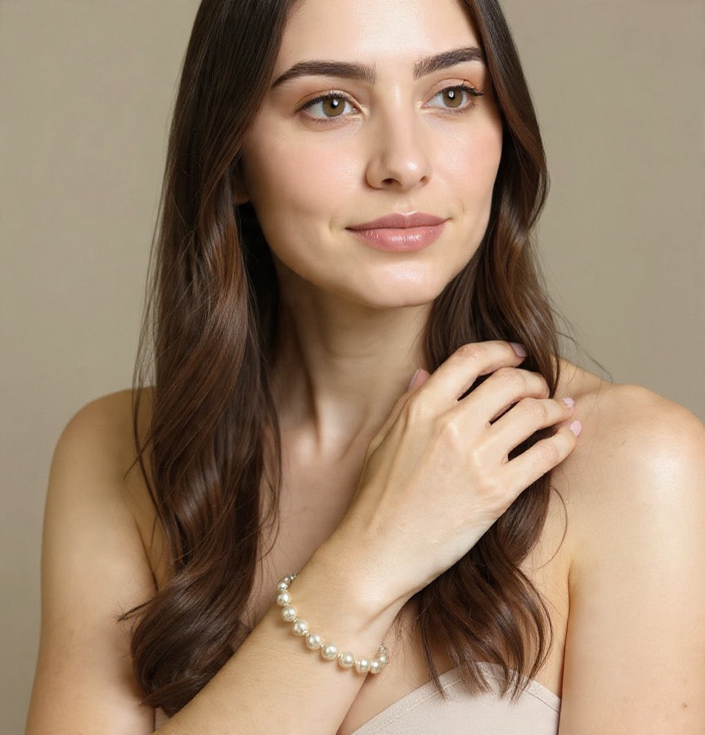 6mm Japanese Akoya Seawater Pearl Bracelet