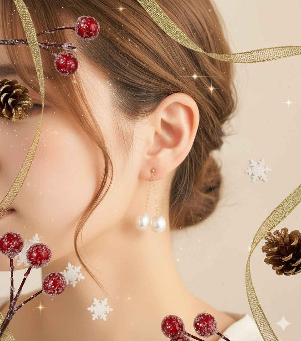 Australian White Pearl with 18K Gold Chain（Made to you)