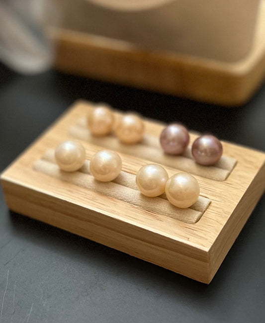 13-14mm Edison Dragon Pearl Earrings
