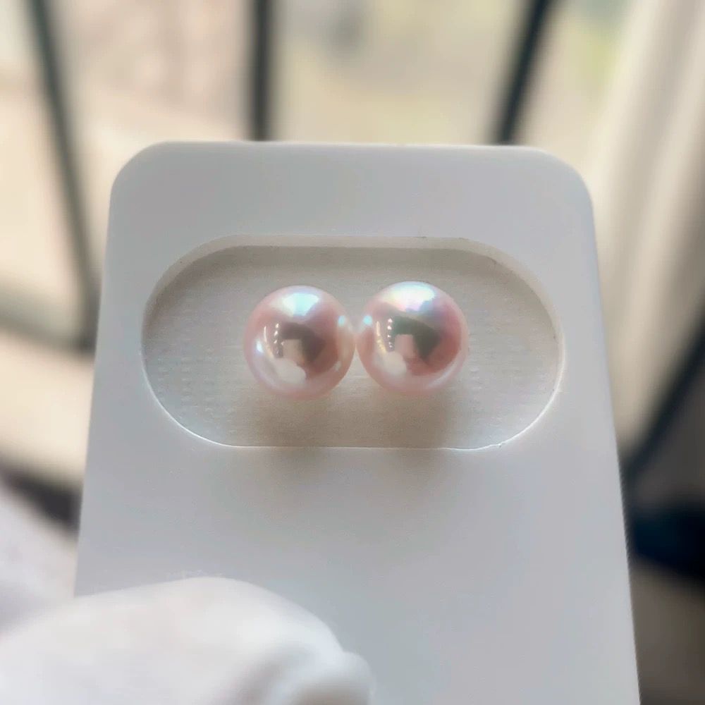 7–7.5mm Japanese Akoya Divine Luster Pearl Earrings