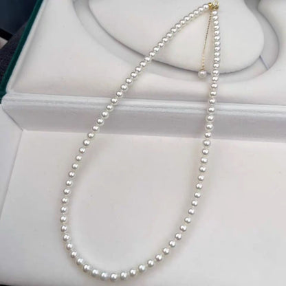 3-4mm Aurora Baby Pearl Necklace (With GRC Certificate)