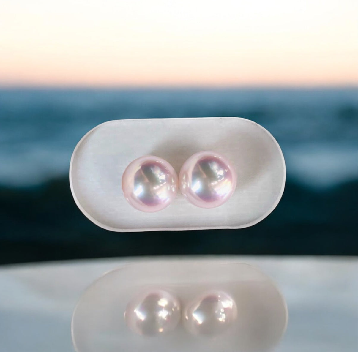 7–7.5mm Japanese Akoya Divine Luster Pearl Earrings
