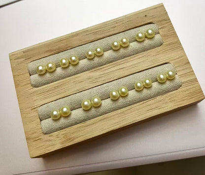 5mm 日本海水羽皇金 Akoya 珍珠耳環