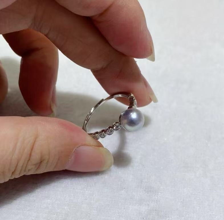 Japanese Seawater Madama Pearl Ring