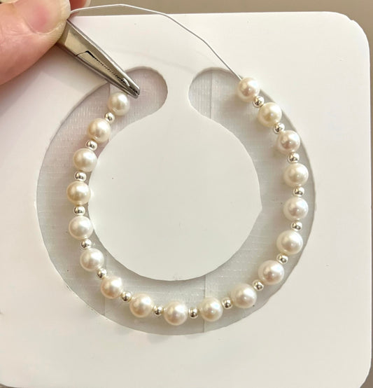 6mm Japanese Akoya Seawater Pearl Bracelet