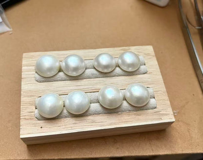 15–16 mm 日本海水馬貝珍珠耳環