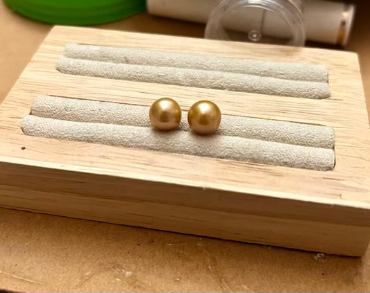 7.4 mm 極致南洋珍珠耳環
