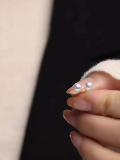 3–4mm 極光珍珠護理耳環