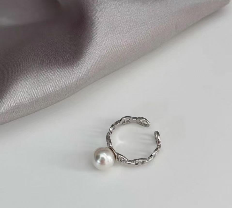 Pink Luster Freshwater Pearl Ring